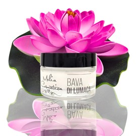 Befana Gift Idea for Women Socks Anti-Age - Snail Slime Cream 50ml + Artificial Water Lily - Melia Cosmetica