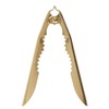 Jeanoko Gold Crab Cracker Non Slip Robust Stainless Steel Nutcracker