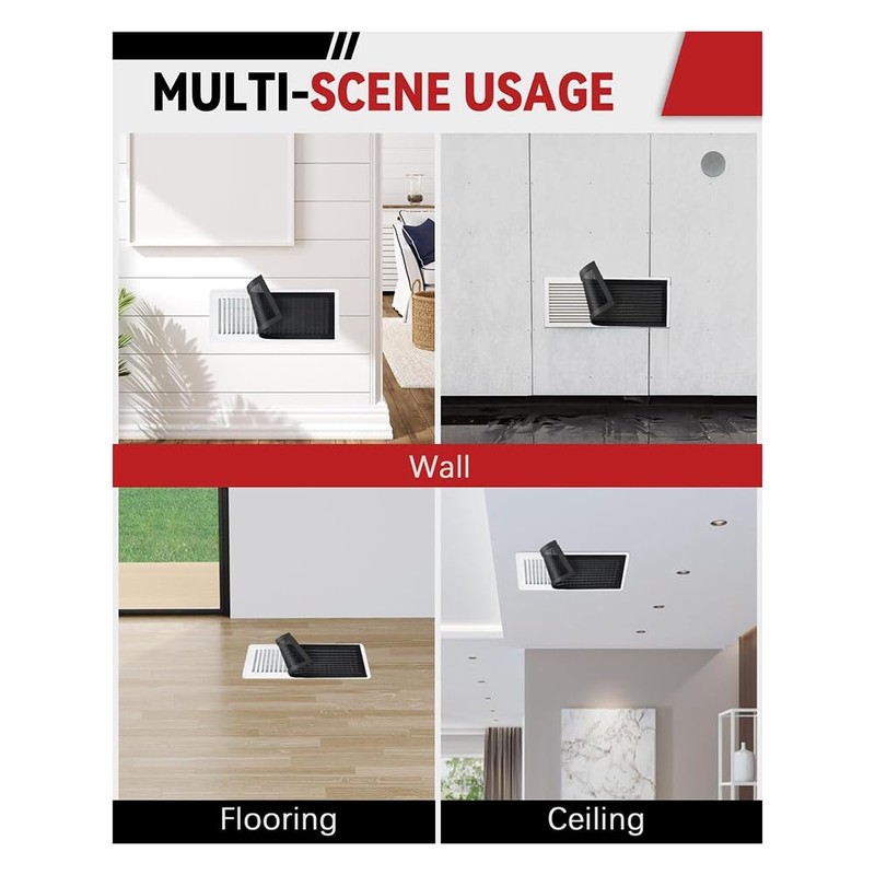 Byttlerom 6 Pack Vent Covers for Home Floor Vent Covers