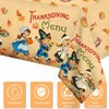3 PCS Thanksgiving Fall Tablecloth Vintage Autumn Pumpkin Maple Leaves