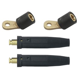 Tweco Male Cable Connector w/Terminal Lug, Sizes 1/0 2/0 3/0 4/0, 2-MPC-1, 2-AF (1set- 2MPC1, 2ea- 2AF)