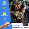 Kill Switch for Car 12V, Remote Battery Disconnect Switch 220A,