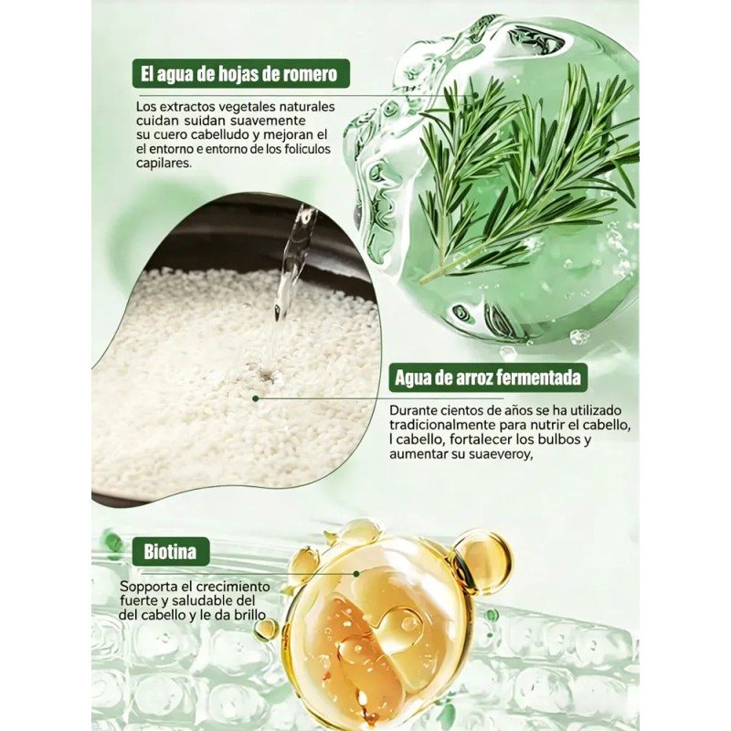 Sérum Crecimiento Cabello Calvicie Favorece Crecimiento 30ml