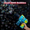 Sloosh 2 Packs Bubble Gun Machine with Bubble Refill Solution,