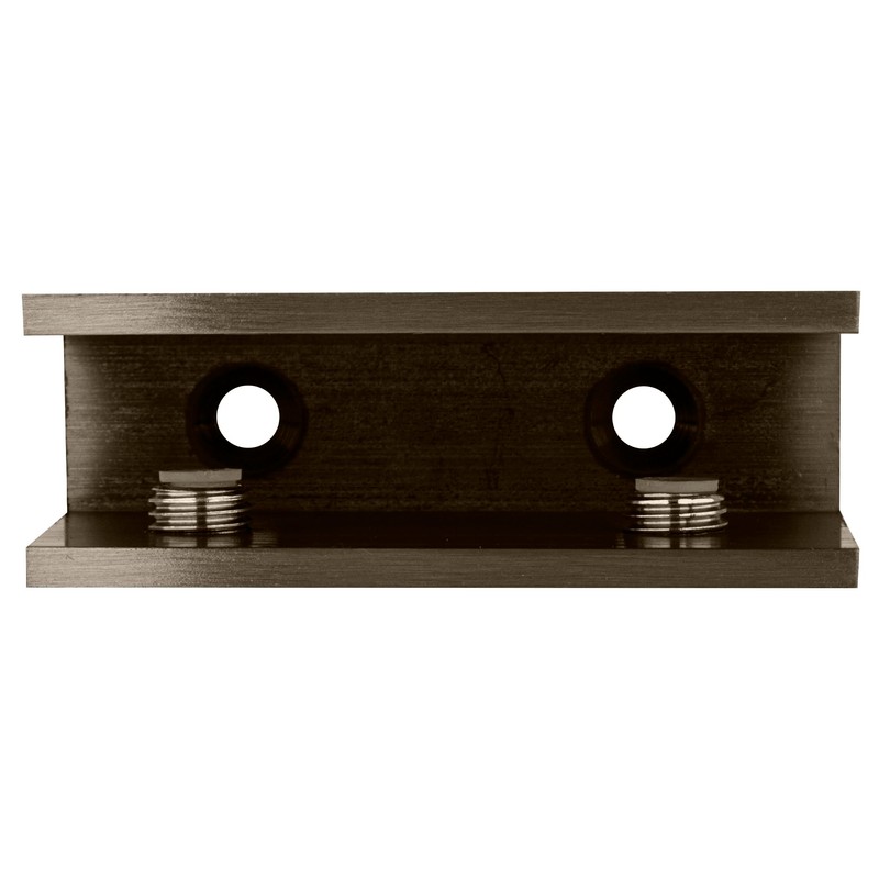 CRL NDC12BN Brushed Nickel No-Drill Clamp for 1/2" Glass