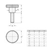 Precisiongeek Black Steel Knurled Screws DIN 464 (5, M3 x