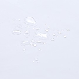 MVSUTA Flamenca White Eyelet Waterproof Polyester Fabric Modern Ruffled Lovely White Shower Curtain for Bathroom,Small 54" W x Extra High 78" L