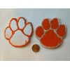2 CLEMSON University Clemson Tigers RARE Embroidered Iron On Patches