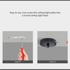 LEDSone 95mm Lighting Fixture Ceiling Plate Bracket Fitting Ceiling Rose