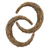 BESTOYARD 6 Pcs Rattan Garland Crescent Moon Grapevine Wreath Moon