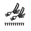 NRC&XRC 2/4Pcs Black Toggle Latch Catch Toggle Clamp Adjustable Cabinet