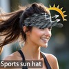 LUKIUP Quick-Drying Sun Visor Hat, Unisex Sun Shield, Ultralight and