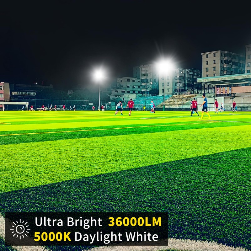 300W LED Flood Light Outdoor, 36000LM Brighter Work Light with