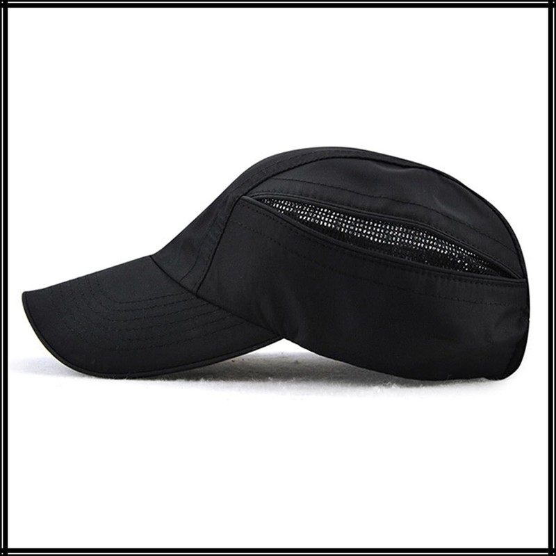 White Fang CA743 Mesh, Plain, Cap, Hat, Running, Outdoor, Men's,