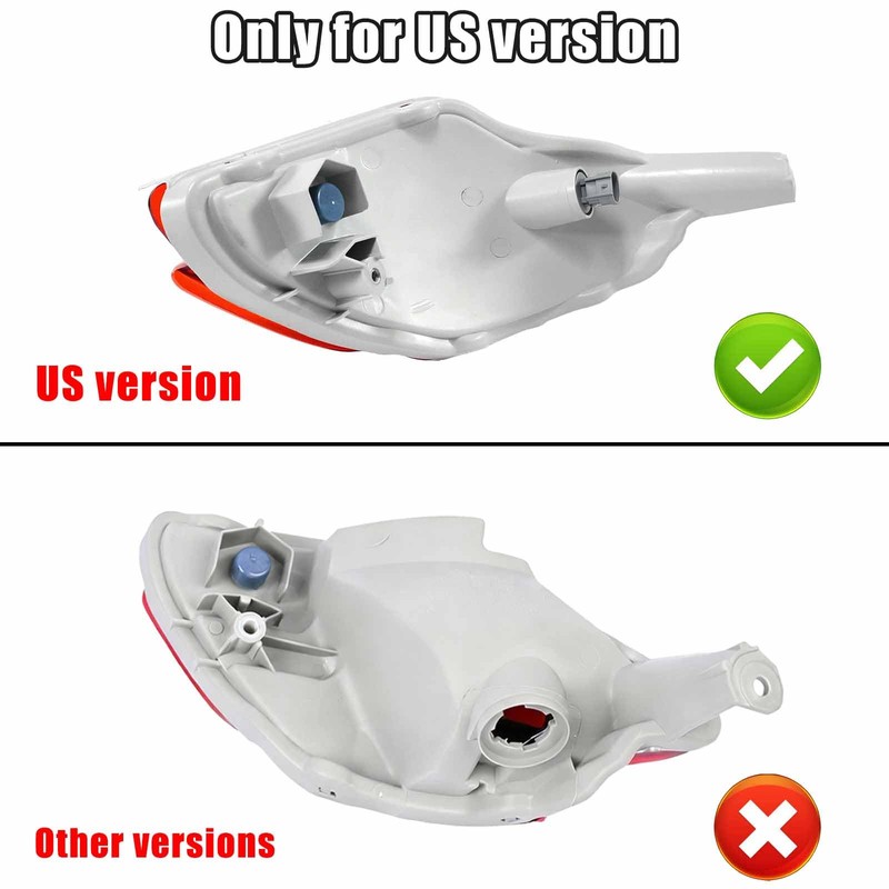 PFRREOR Rear Side Marker Light Assembly for Lexus RX350 RX450h