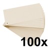 Exacompta 13375B Pack of 100 Premium Cardboard Dividers 10.5 x