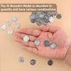 PIAOPIAONIU 50 Pcs Jesus Cross St. Benedict Medals Charms Alloy