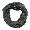 ACC Women's Floral Silk Loop Scarf, F Grey