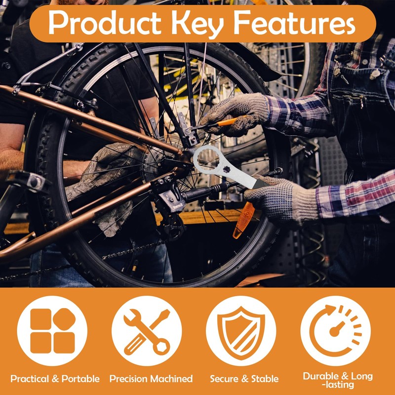 TayBong Bottom Bracket Tool with Adapters for Shimano Hollowtech II/BB9000/BBR60,