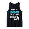 Snow Leopard Costume Snow Leopard Lover Tank Top