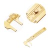 100mm (3.94in) Easy Sliding Gauge Brass Vernier Caliper Ruler Measuring