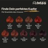 FemMas Haarfarbe 3x Hellbraun Kupfer 5.4 I Professionelle Creme Haarfarbe