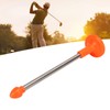 Golf Cutting Direction Indicator Orange 2 Sections Telescopic Golf Alignment