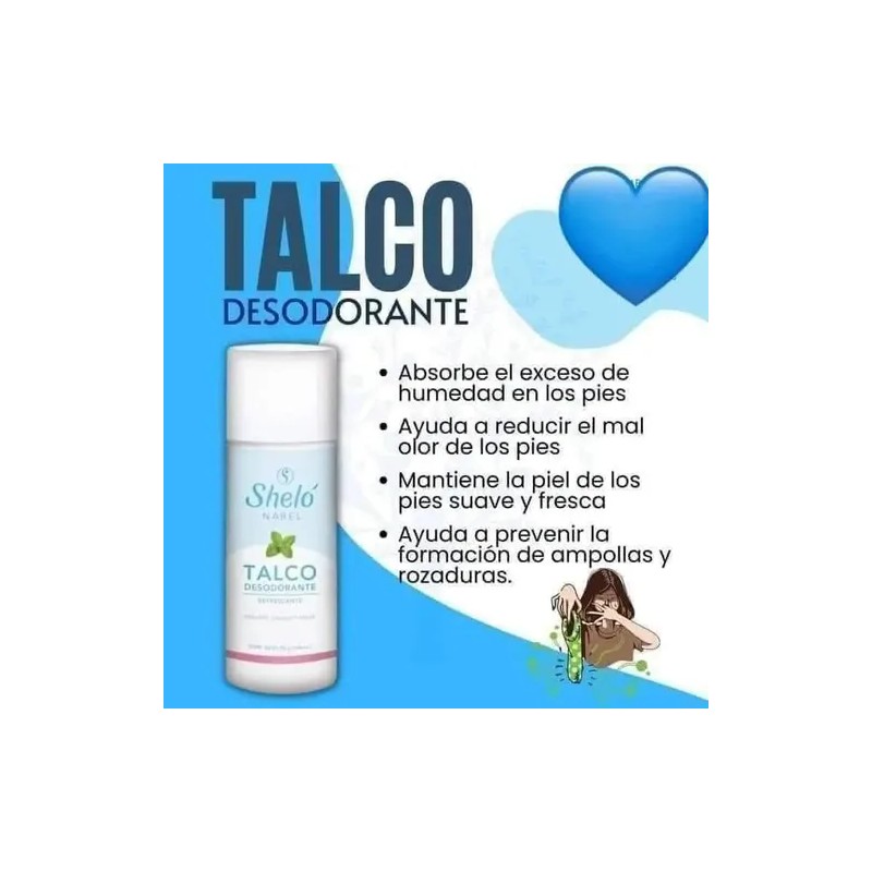 5 Talcos Para Pies Sin Olor & Sudor/ Frescura Total