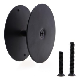 CChiai 66mm Door Handle Cover Door Hole Cover Solid Steel Cam Cover Door Handle Hole Filler Plate Reinforcing Lock and Door for Home Security