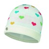 Buff Girls' Knitted and Polar Hat, Core Starwhite/Cru, One Size