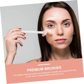 BIUDECO 3pcs Makeup Sponge Pens with Dual-sided Applicator for Concealer Foundation Soft Mushroom Design for Gentle Skin Touch for Daily Makeup Use