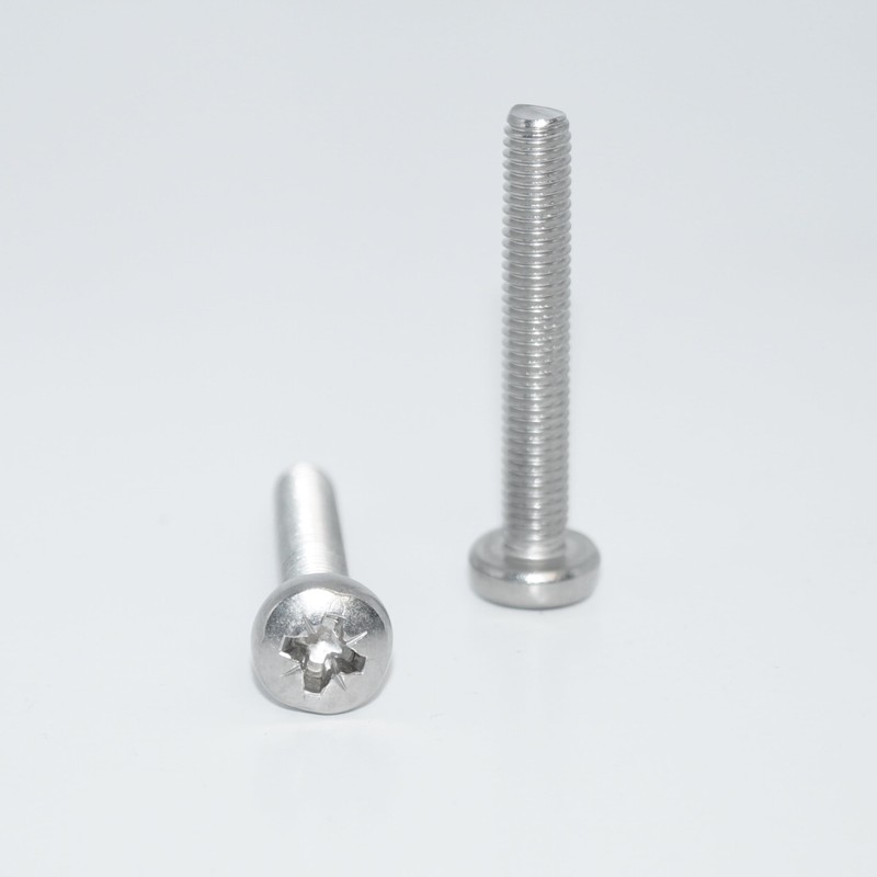 Pan Head Screws M6X28 6 Pieces Stainless Steel A2 /