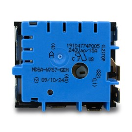 WB24X25013 Range Surface Element Control Switch Compatible with GE Electric Ranges JB6, JB7, JB8, JBS, JS6 PCB JS7 Series, Replace Parts for PS11729102, MDSA-W767-UNM, AP5999509, PS11729102, 4464832