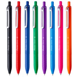 Pentel BX467 Izee Pressure Ball 0.7mm Pack of 8 Colours