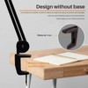 bemelux Task Lamp with Clamp, Bright 117PCS LEDs, Metal Swing