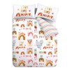 Catherine Lansfield Be A Rainbow Easy Care Single Duvet Set