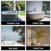 KUAFU 57"H Hot Tub Handrail Spa Safety Rail Hot Tub