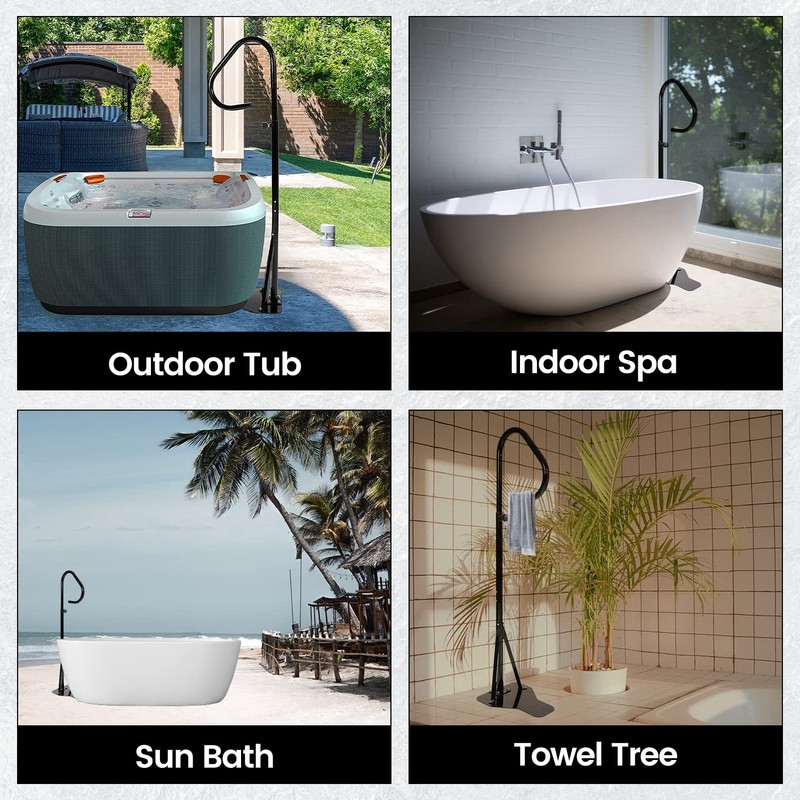 KUAFU 57"H Hot Tub Handrail Spa Safety Rail Hot Tub