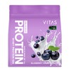 VITAS Whey Protein 100, Blueberry Yogurt Flavor, WPC Protein, 2.2