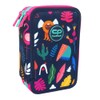 CoolPack XXL Pencil Case 3-Compartment School Pencil Case, Triple Pencil