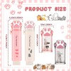 Kopinma 4 Pcs Cute Cat Pencil Sharpener and Cat Shaped