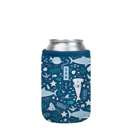 Sok It CanSok Sleeve for Beer & Soda Insulated Neoprene Cover (Happy Sharks, 12oz Can Sleeve)