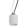 B&P Lamp® Medium Base E26 Keyless Unglazed Porcelain Socket with