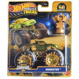 Hot Wheels Monster Trucks Gunkster, Trophy Champions 50th Years Bigfoot Series 1:64 Scale die cast