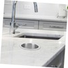 ULTECHNOVO Elegant Round Drop-in Trash Chute Stainless Steel Grommet Waste