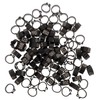 Hohopeti Pigeons Leg Rings 100 Pack Plastic Clip Rings for