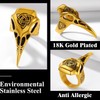 Richsteel Gold Thumb Rings For Women Celtic Jewellery Chunky Bird