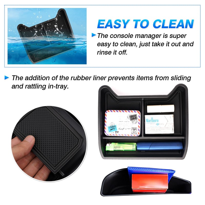 Autorder Center Console Organizer for 2021 2022 2023 2024 2025