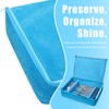 Teenyyou Zippered Flatware Storage Drawer Liner Silverware Storage Bag Tarnish
