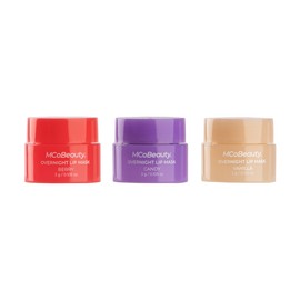 MCoBeauty Overnight Lip Mask - Deluxe Trio, Hydrating Lip Balm, Vegan, Cruelty Free Cosmetics